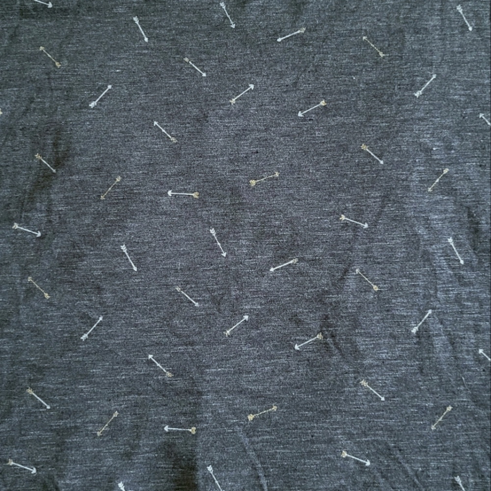 TRU Self Charcoal Space Dye Arrow🏹 Top - NWT - Picture 11 of 11